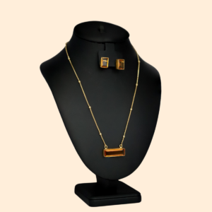 Pride Citrine Pendant Set